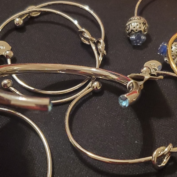 Silver and Gold Cuff Bracelet Bundle - Picture 5 of 7